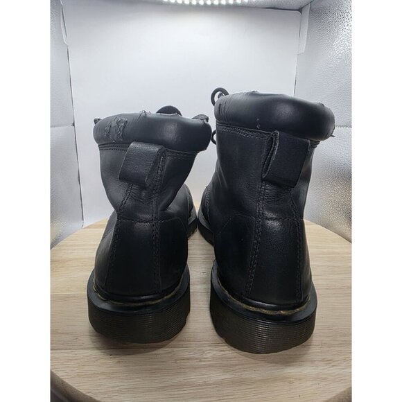 Dr Martens 292 Men's US 12 Ben 6 Eye Black Leather Combat Boots Made in Vietnam - Picture 5 of 9